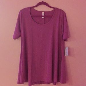NWT! LuLaRoe Solid Mauve Pink Perfect T sizes 8-14